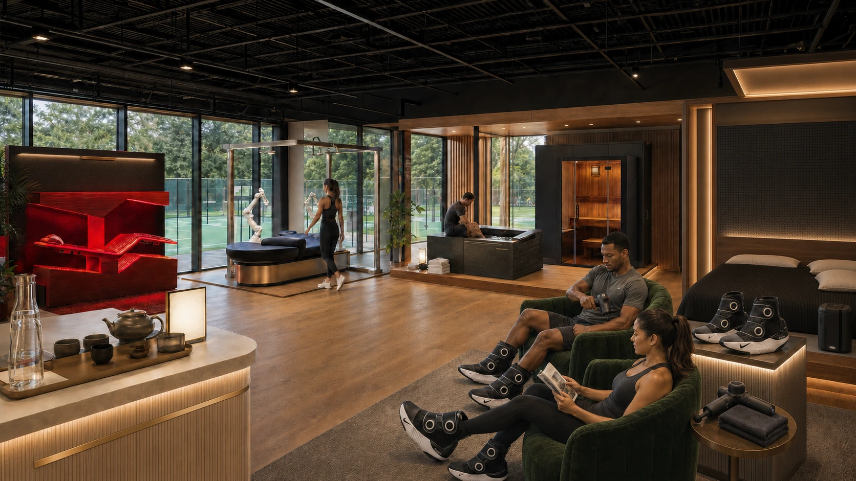 Illustrative Longevity Lounge activation