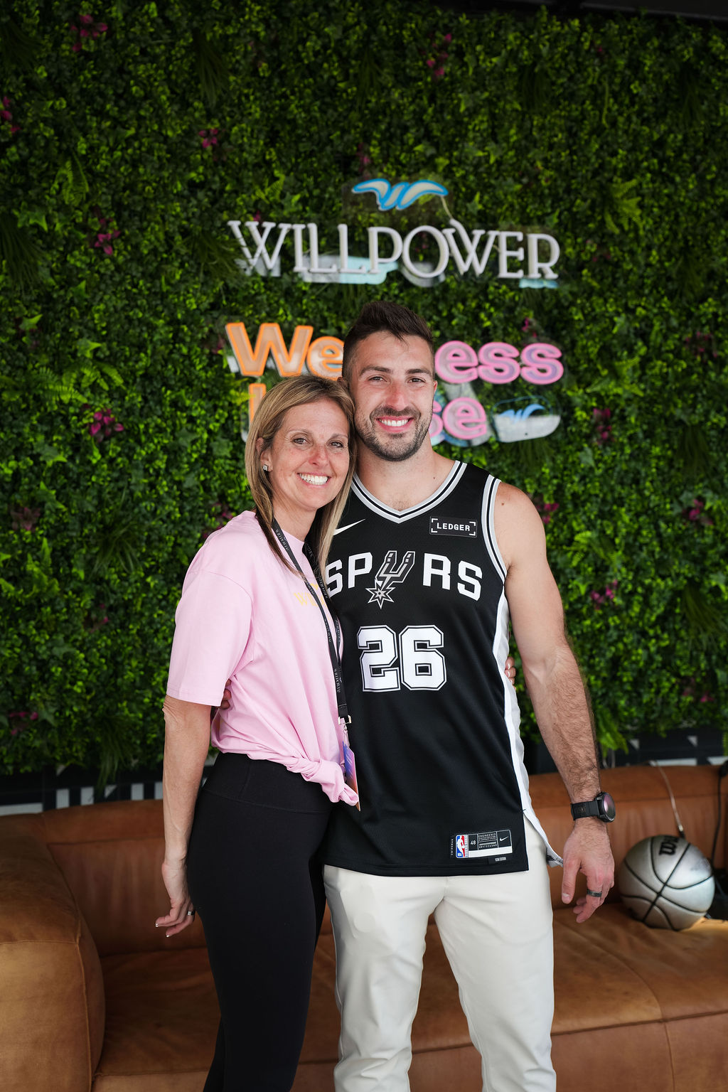 Bill Murphy with his mom at Wellness House 2026