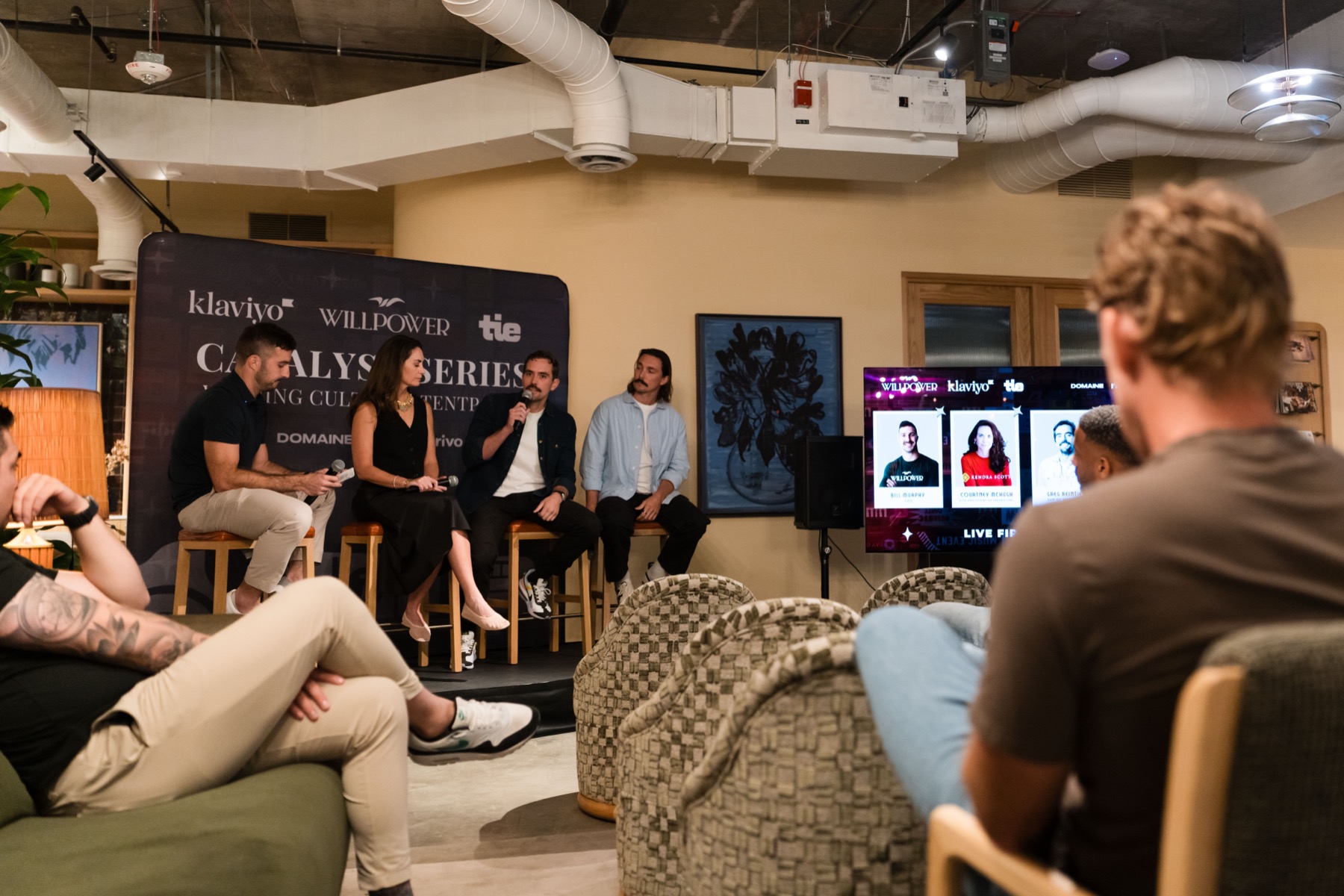 Catalyst Series F1 Edition, panel on stage