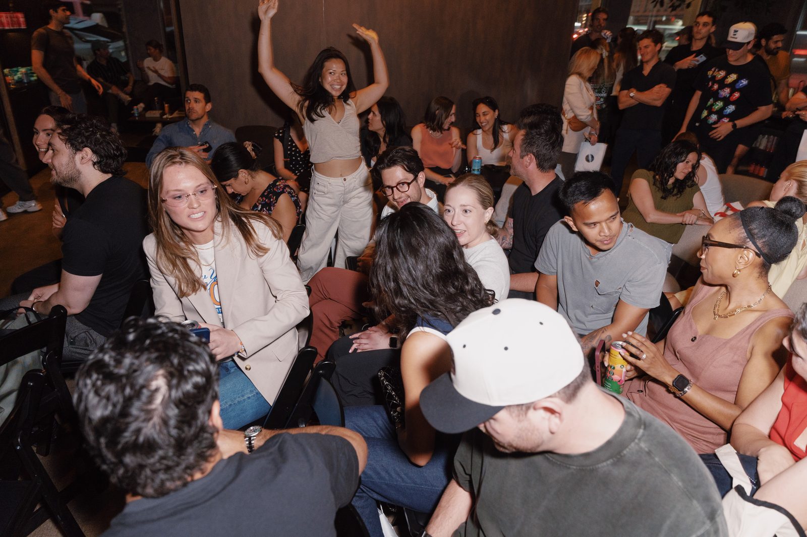 The audience engaged at The Wellness Lounge